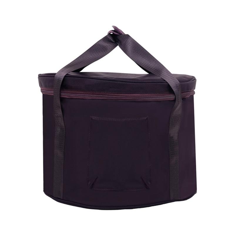 Portable Thicken Singing Bowl Carry Bag with Handle Carrying Cases Padded Travelling Bag Yoga Singing Bowl Carriers Bag