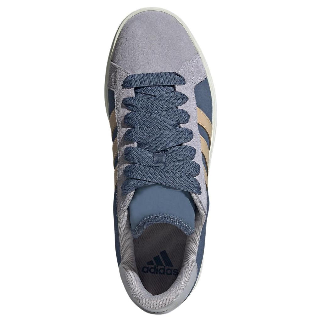 Adidas Grand Court Base 00s Comfortable Versatile Durable Low-Top Sneakers Unisex Sneakers Gray Blue KK1405
