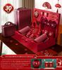 Bridal Dowry Box Set: Complete Red Wedding Toiletries & Gifts