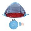 Baby Beach Tent Whale Shaped UPF50 Sun Protection Pop Up Sun Shelter with Built In Pool Reinforced Frame Blue