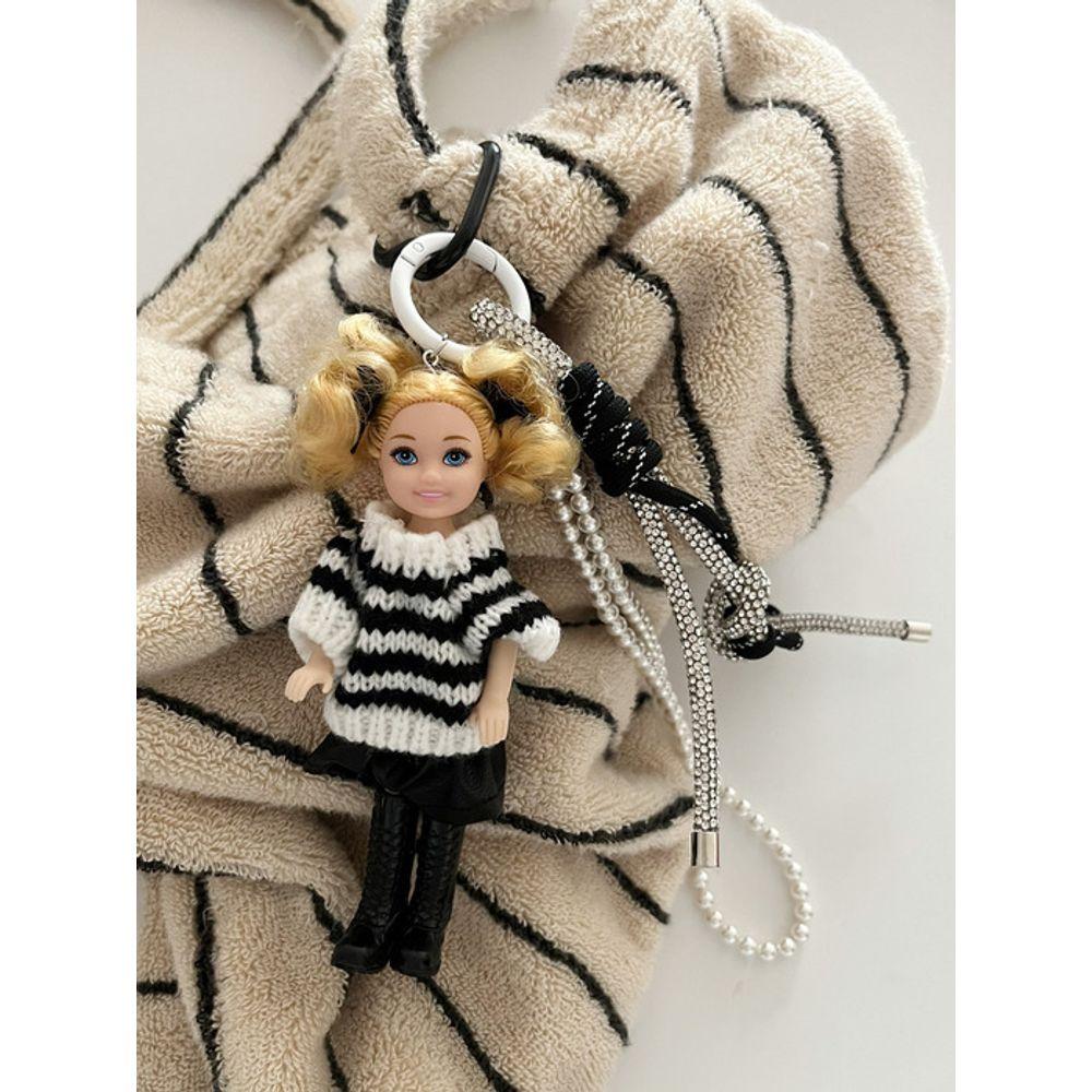 Sophiamor Cutest Doll keychain_BLACK