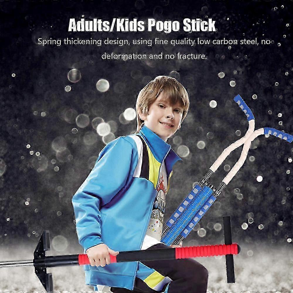 Adults Kids Pogo Stick Jumping Stilts Fly Jumper Air Kicks for Outdoor Gym Sport Exercise with Adjustable Height