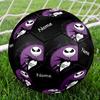 Custom Name The Nightmare Before Christmas Theme Size 5 Soccer Ball, Suitable for Both Indoor and Outdoor Matches, a Gift Suitable for Everyone.