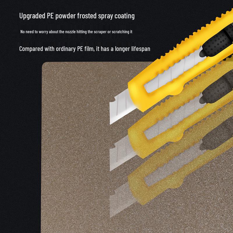 Double-Sided PEI Coated Magnetic Spring Steel Sheet with Voron Aluminum Heated Bed Plate