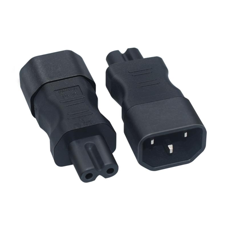 Portable Male To Female C14 To C13 Adapter C14 To C15/C14 To C5/C14 To C7 Power Cable Adapter Transfer Plugs ABS-made