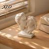 Modern Romantic Statue 3D Printed Couple Hugging Kissing Statue, Minimalist Art Sculpture Bedroom Decorative Accents for Desk Shelf, Home Decor