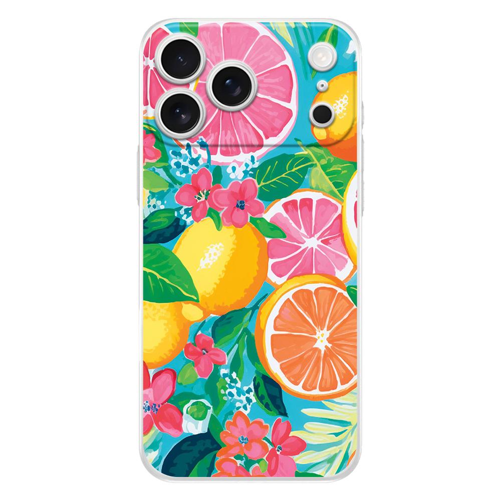 Soft Clear TPU Phone Case For iPhone 17 Air 16E 16 11 15 14 Pro MAX 12 13 7 8 Plus SE Easter Cover Summer Colorful Flower