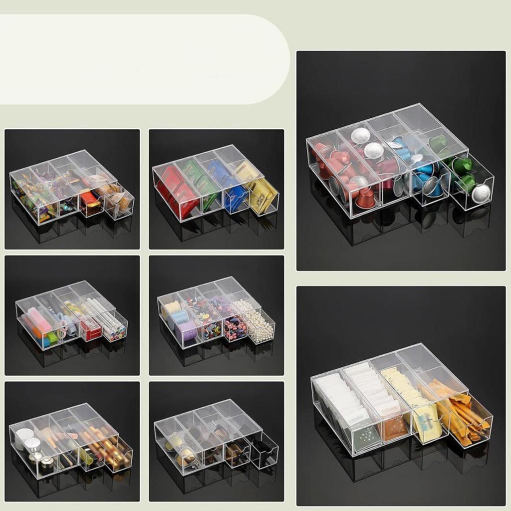 Compact Desktop Makeup Organizer, Ideal for Bedroom, Office Or Countertop.