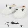 Usb Heating Slippers for Women Adjustable Temperature Warm Keeping Home Shoes Female Cute Little Monster Comfort Plush Slippers