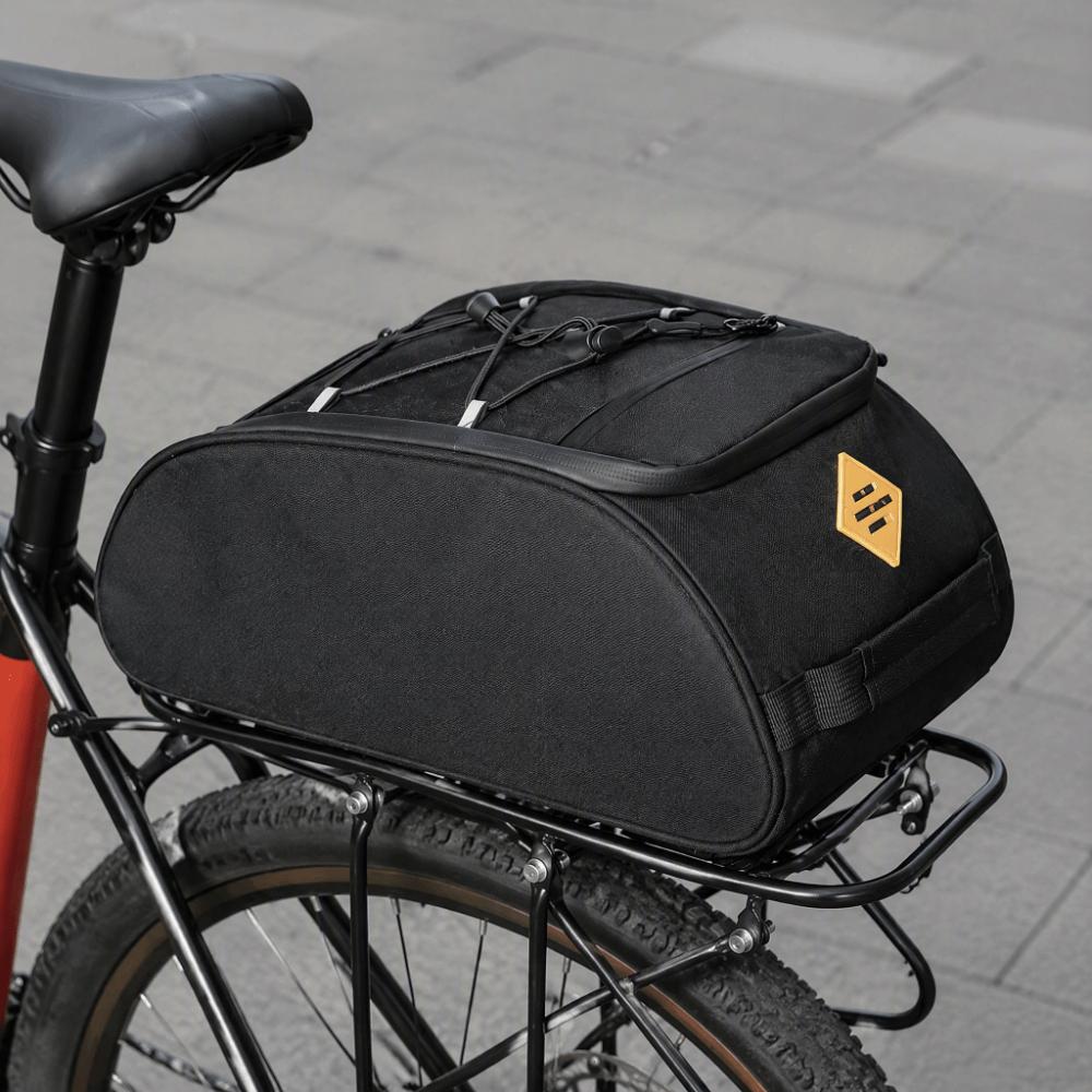8L Capacity Bicycle Rear Rack Bag Oxford Cloth Rear Rack Bag Bike Storage Bag Outdoor Riding