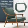 2pcs/set T Jacquard Chair Seat Cover All Wrap Elastic Armchair Cushion Cover Non-slip Dust-proof Protector for Living Room Hotel
