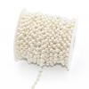 Copper-Plated Pearl Chain for Handmade Jewelry & Accessories – Beading, Spacer & Clasp Beads Kit.