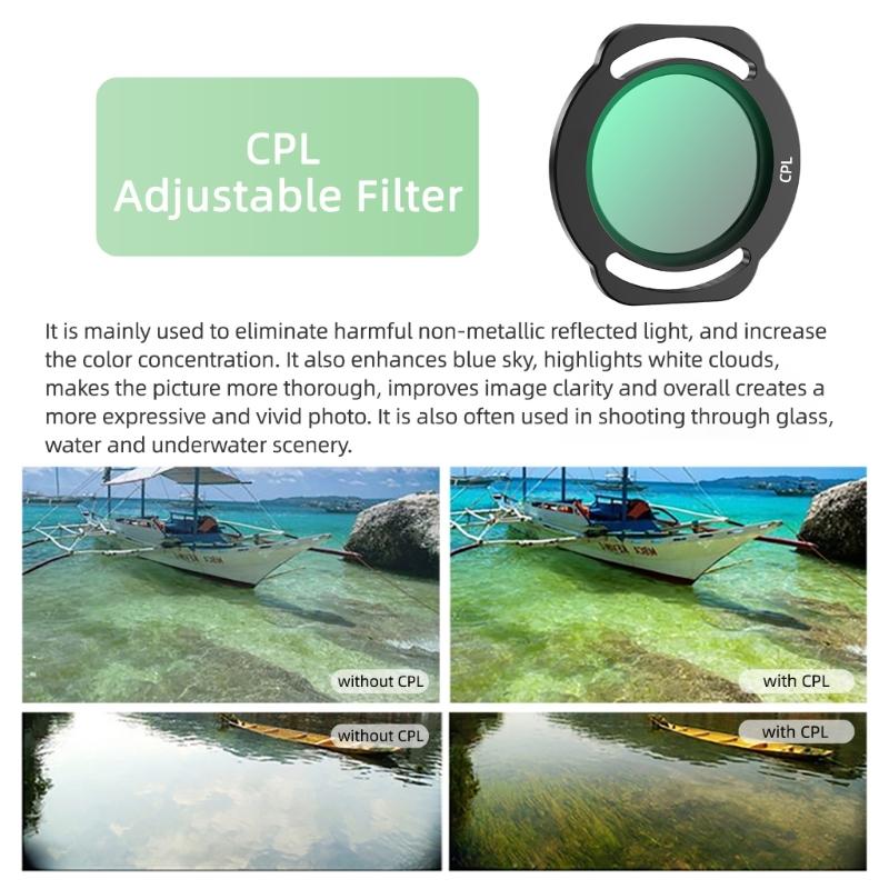 Camera Lens Filter for Quadcopter Protections CPL Polarizer Lens Filter ND8 ND16 ND32 Neutral Density Lens