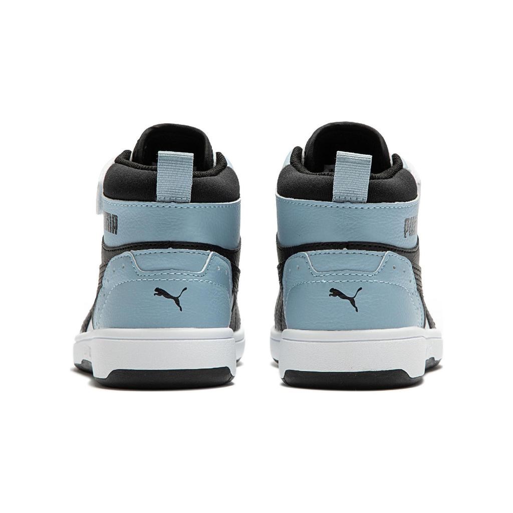 Puma Joy Comfortable Mid-Top Kids Skate Shoes Kids Skate Shoes Blue Black 388448-01