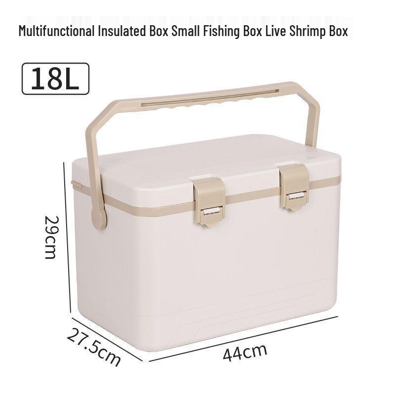 Sea Fishing Insulated Tackle Box with Oxygenator - Lightweight, Refrigerated, and Perfect for Live Shrimp.