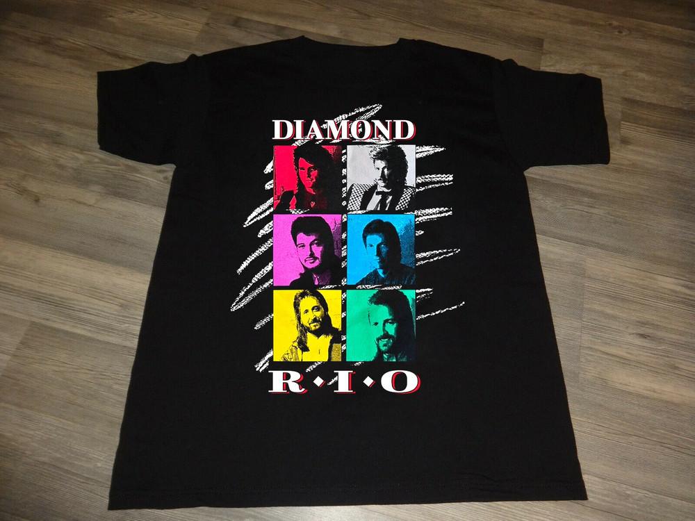 

NEW Diamond Rio Band In Tour Concert Heavy Cotton Black S-5XL T Shirt UR777 Unisex T-Shirt - Men s Summer Cotton Graphic Tee S разноцветный