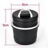 Universal 2 In 1 Car Ashtray Storage Box Holser Brackets Organizer Multifunction Vehicle LED Ashtray Auto Accessories Interior