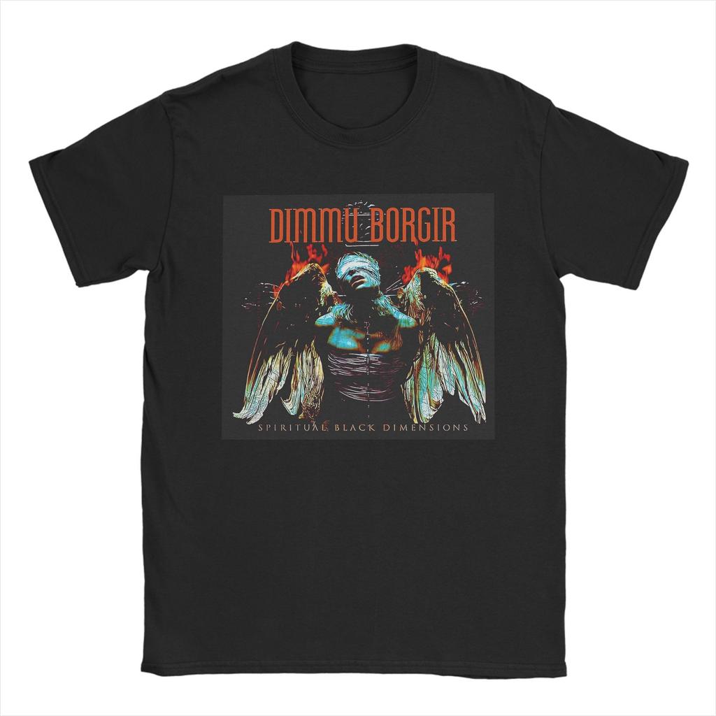 Men Women Graphic Print band DIMMU BORGIR black metal  Tee T Shirt Cotton  T-shirts Clothing