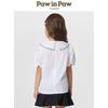 PawinPaw Girls' Cartoon Bear Short Sleeve Shirt