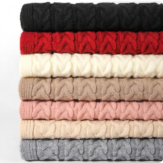 Winter Hat Scarf Gloves Set for Women Fleece Lined Pom Pom Skull Cap Long Scarf And Gloves Set Warm Knit 3 Pcs Set for Cold Weather