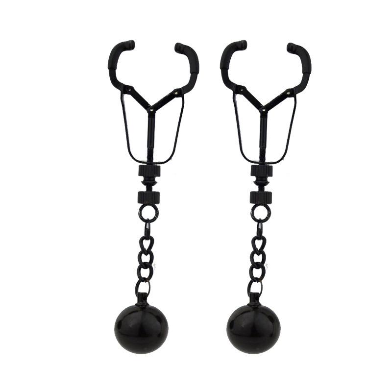 Heavy Hardware Butterfly Black Nipple Clamp Crab Butterfly Correction Physiotherapy Nipple Clamp Mei Mei Clip Abuse Milk Metal Nipple Clamp Nipple