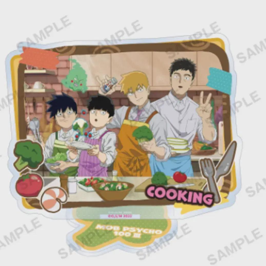 

Акриловая подставка Mob Psycho Cooking Reigen Kageyama Shigeo Ritz