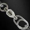 50Pcs Fishing Line Hook Connectors Round Bearing Swivels Fishing Snap Fishing Swivels Fishing Swivels with Locking Snap
