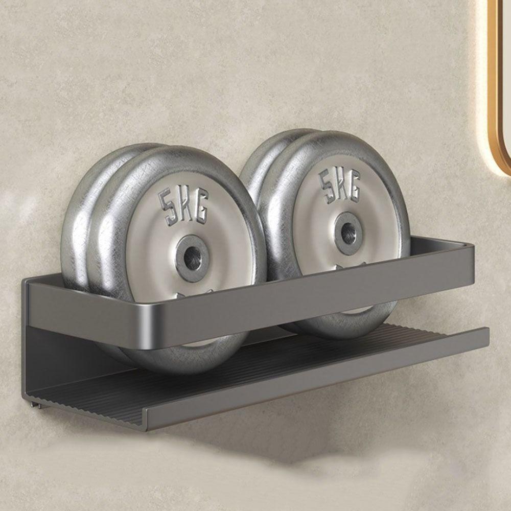 Wall-Mounted Bathroom Storage Racks Multi-Functional Toilet Organize Kitchen Spice Shelf Aluminum Gray Washroom Racks Sundries