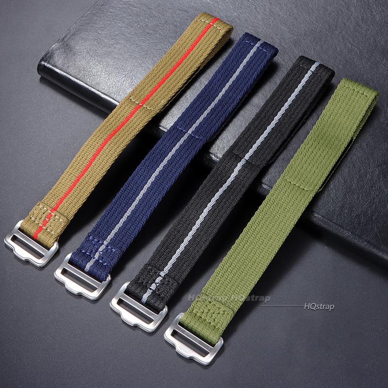 Nylon Watch Strap 20mm 22mm Sports Fabric Wristband Belt Canvas Bracelet for Seiko Universal Replacement Sport Watch Bands
