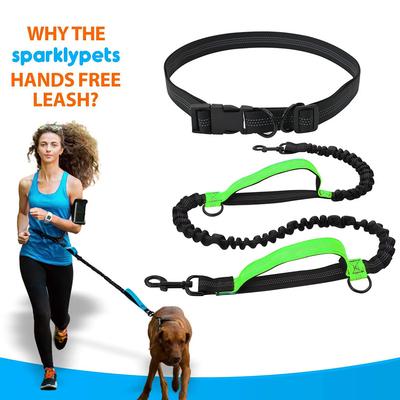 Dog Running Leash, Outdoor Dog Walking, -ramming Retractable Leash, Hands-free Running Leash Belt