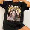 Dwight Schrute Printed Tshirt Womens SpringSummer Fashion Trend Pure Cotton Top Neutral Round Neck Short Sleeve Tshirt