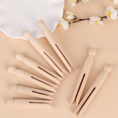 5 Adet Ahşap Dolly Peg Geleneksel Dolly Tarzı Ahşap Elbise Mandalları Pimleri Klipler