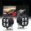 Auxiliary Motorcycle LED Spotlight Lens Led Headlight Fog Light 80000lm 200W for Yamaha Suzuki Car Trucks SUV Accessories Lamps
