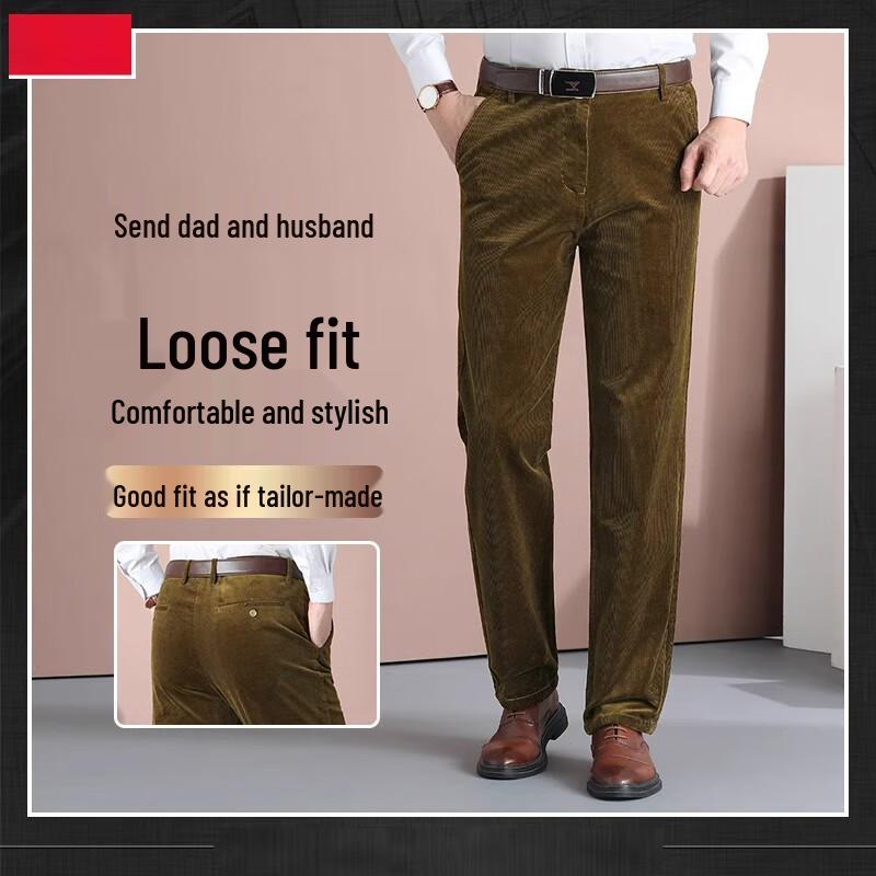 Herren Klassische Cordhose
