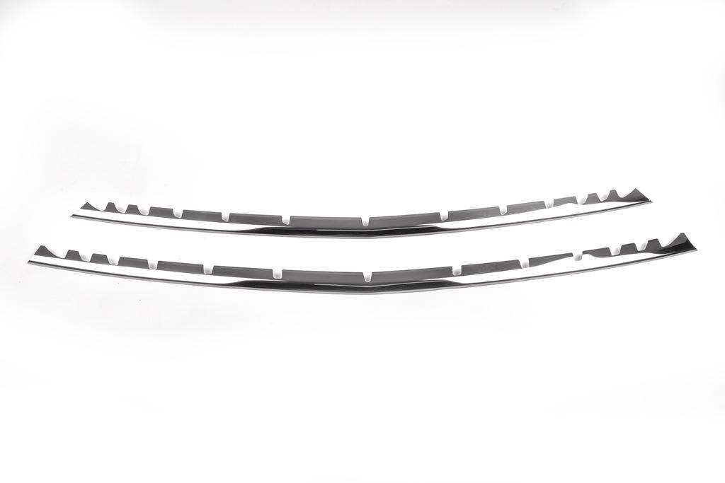 Stoßstangengrill (2 Stück, Edelstahl) Vito-Fracht (Chrom) Für Mercedes Vito/V-klasse W447 2014-