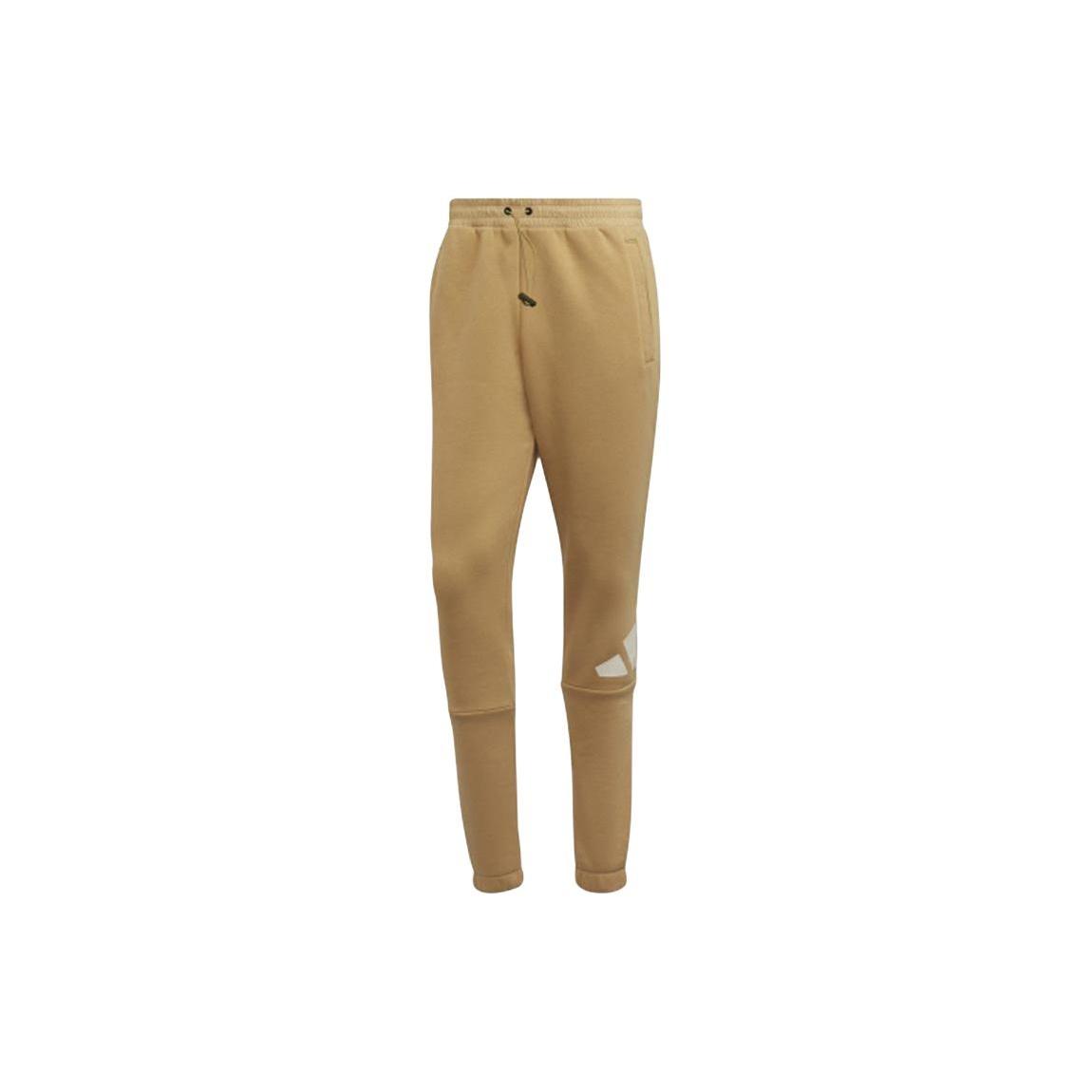 adidas Logo Printed Track Pants Asia Sizing  Tan  Men s HI1183 M