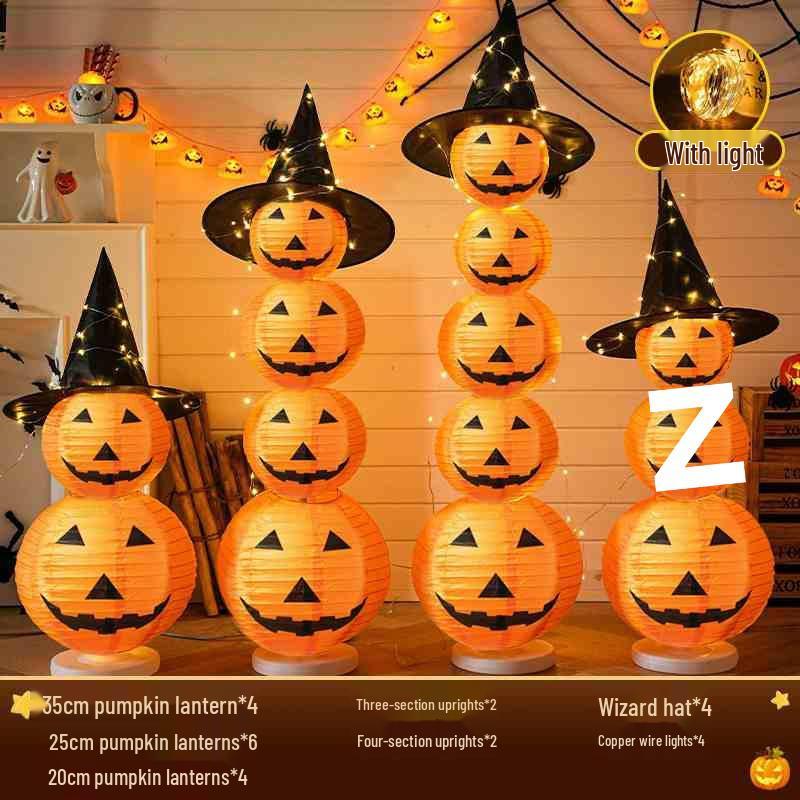 Halloween Luminous Pumpkin Lanterns for Bar and Kindergarten Decor