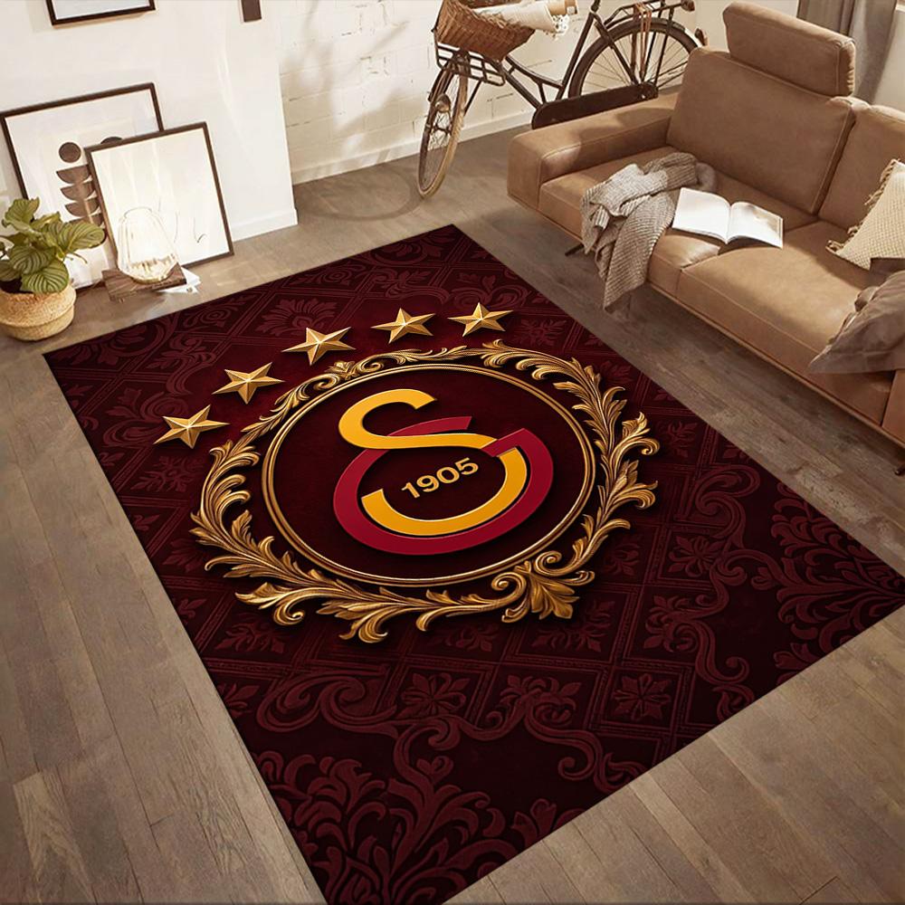 Galatasaray 72 Area Rug Suitable for Outdoor Balcony Living Rooms Kitchen Antislip Carpet Decorate Offices Perfect Birthday/Christmas Gift Idea
