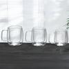 Double Layer Glass Mug With Handle Heat Resistant Glass Coffee Cup Fashion Multi Style Borosilicate Glass Cup