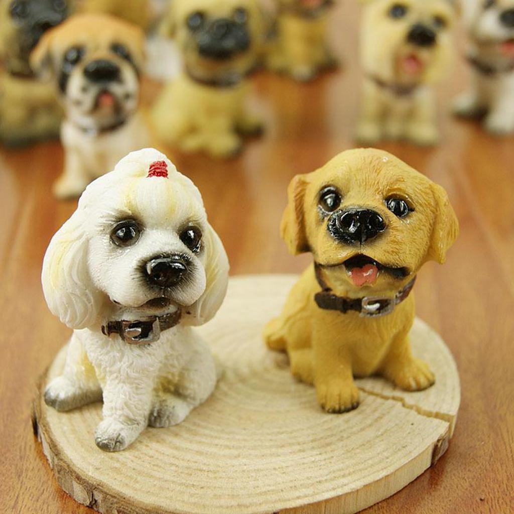 Details about 12 Pcs Cute Mini Puppy Dog Model Resin Pup Statue Home Office Decoration Gift Details about 12 Pcs Cute Mini Puppy Dog Model Resin Pup Statue Home Office Decoration Gift