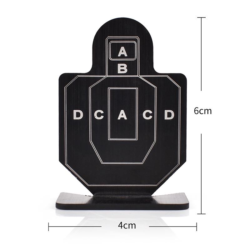 Aluminum Alloy Humanoid Soft Bullet Target for Indoor Shooting Training and Military Enthusiasts