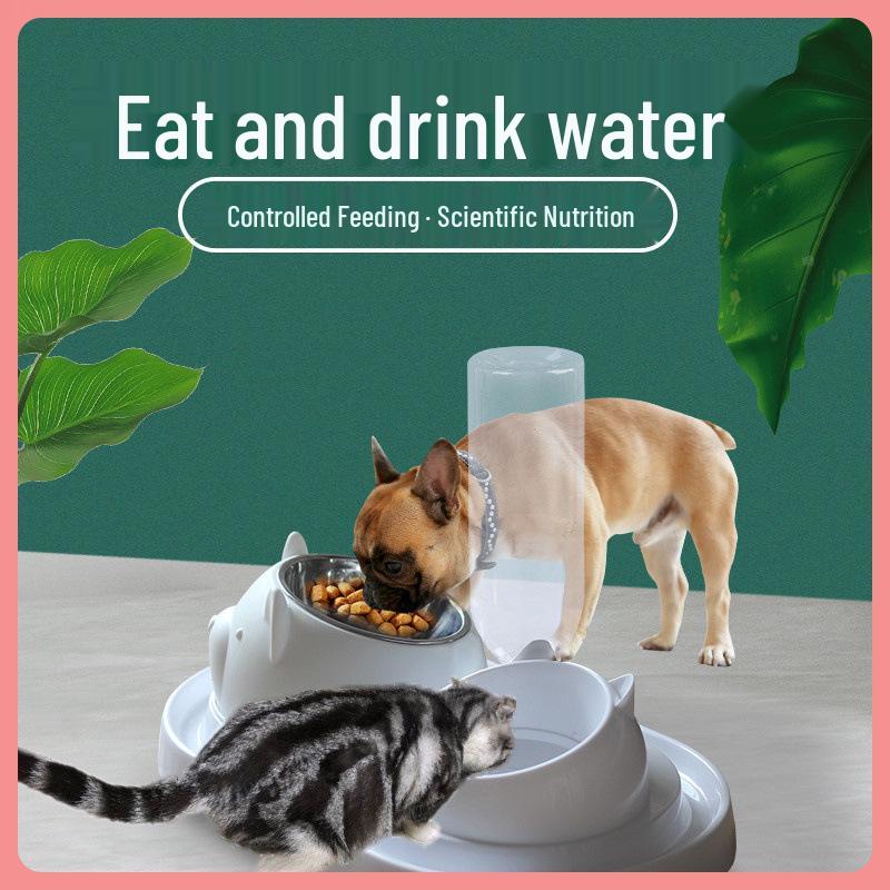 Pet Automatic Stainless Steel Water Feeder Bowl for Dogs & Cats