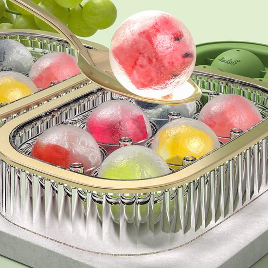 Forma do lodu do whiskey, duża okrągła, forma do hokeja na lodzie, szybkie zamrażanie