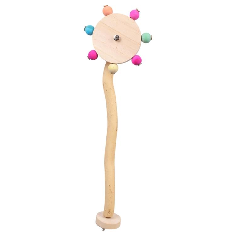 Multifunktionaler Papageienständer Schleifkratzer Spielzeug für Sittiche Wellensittiche