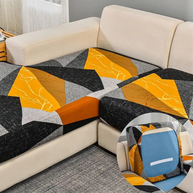 Huse extensibile pentru perne de canapea Huse de perne pentru scaune de canapea Protector de mobilier antiderapant de înlocuire pentru perne individuale