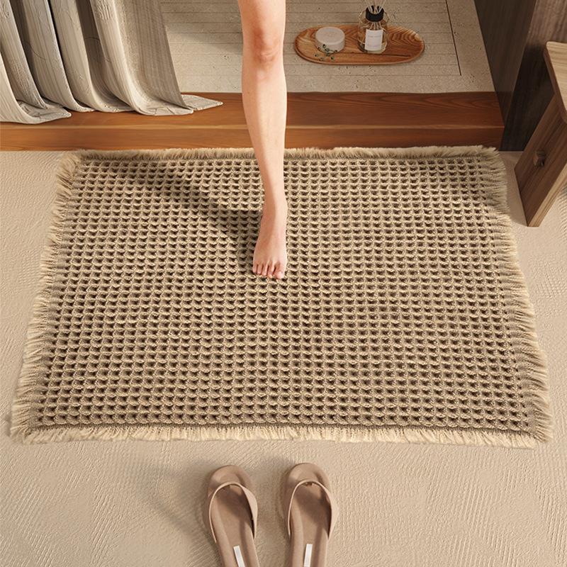 

Washroom Floor Mat Bathroom Door Hotel Hotel Moisture-wicking Floor Towel Slip-resistant Mat Bathroom Entryway Mat Entry 46*62CM