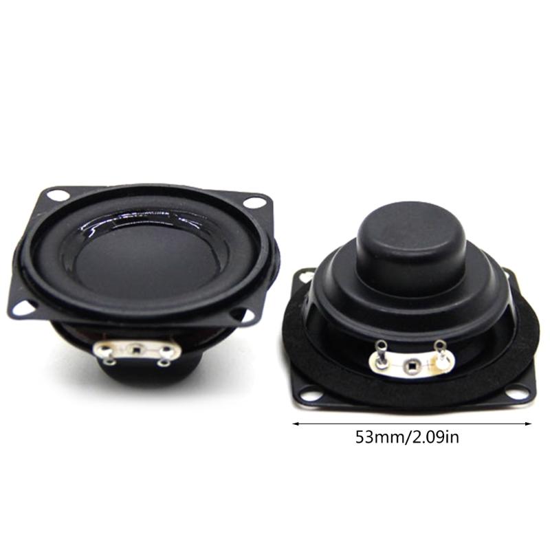 4ohm 6W 53mm Speaker Metal Construction 2 Inch Speaker Waterproof Speaker with Clear & Crisp Sound for All Music Lovers