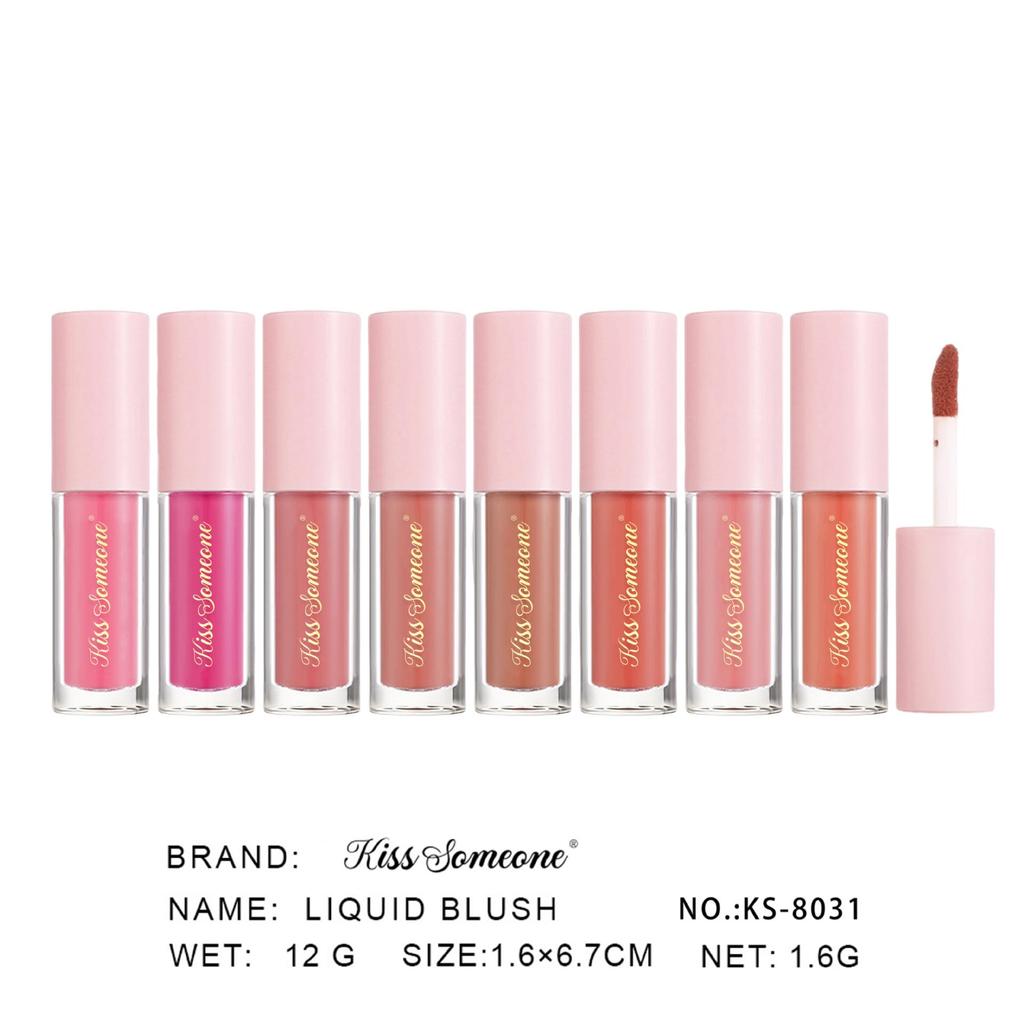 Cross-Border Best-Selling Long-Lasting Waterproof Liquid Blush: Moisturizing & Hydrating for Busy Users