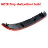 2PCS For BMW E70 X5 2007 2008 2009 2010 Smoked/RED Rear Bumper Reflector Brake Light shell cover housing without bulb