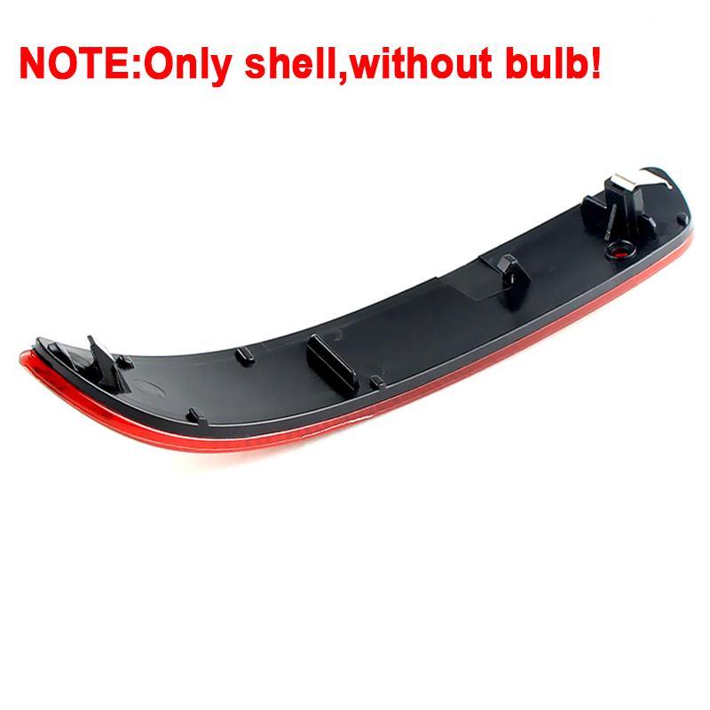 2PCS For BMW E70 X5 2007 2008 2009 2010 Smoked/RED Rear Bumper Reflector Brake Light shell cover housing without bulb